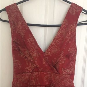 Love red and gold dress